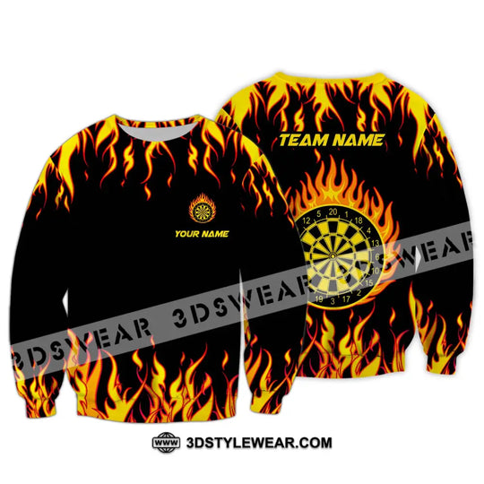 Unisex Shirt - Custom Name And Team Name Shirt, Darts Fire style option 4