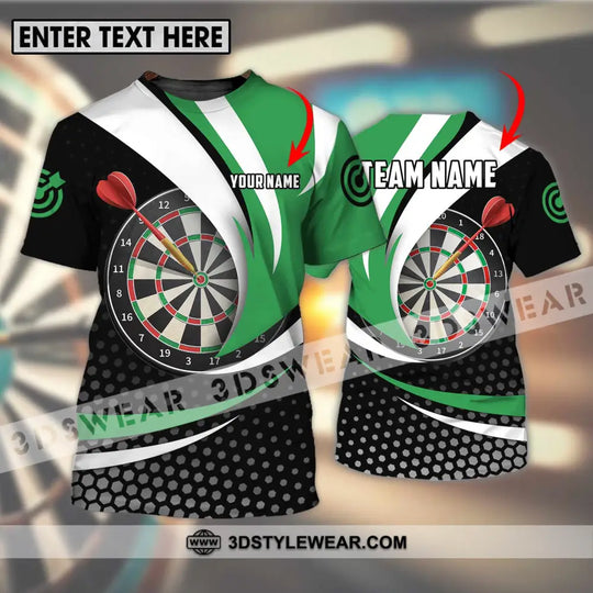 Unisex Shirt - Custom Name And Team Name Darts Shirt, Darts Lover style option 1