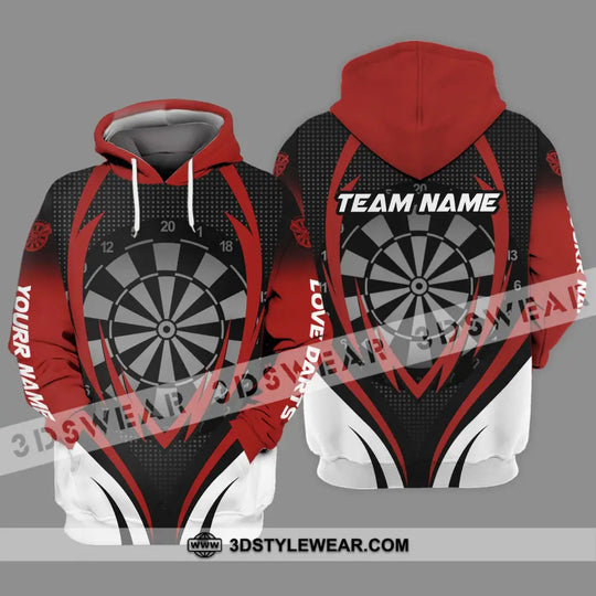Unisex Shirt - Custom Name And Team Name Shirt, Darts Sport Style Shirt style option 3