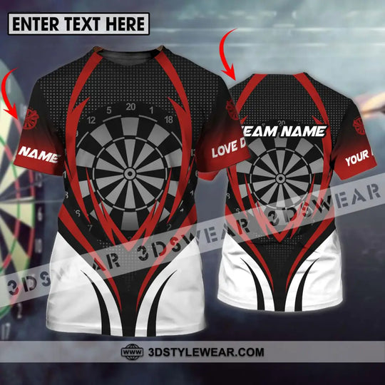 Unisex Shirt - Custom Name And Team Name Shirt, Darts Sport Style Shirt style option 1