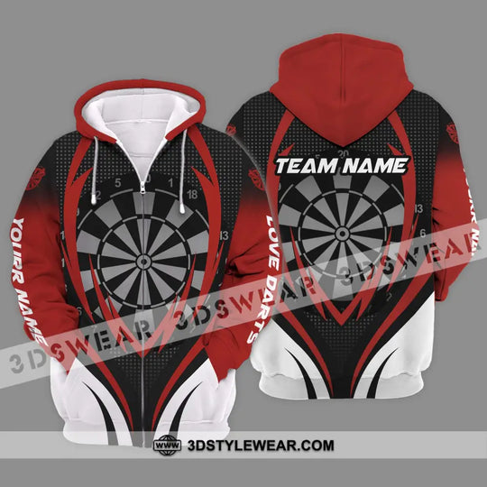 Unisex Shirt - Custom Name And Team Name Shirt, Darts Sport Style Shirt style option 2