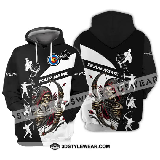 Unisex Shirt - Custom Name And Team Name Shirt, Death Archery style option 3