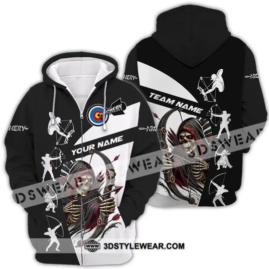 Unisex Shirt - Custom Name And Team Name Shirt, Death Archery style option 4