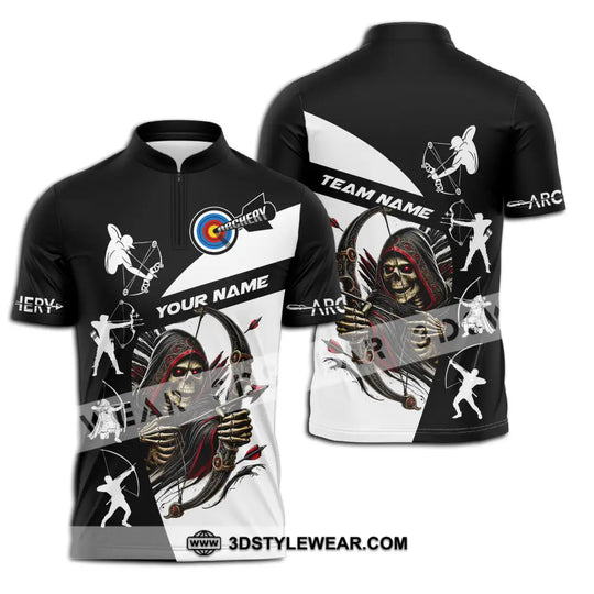 Unisex Shirt - Custom Name And Team Name Shirt, Death Archery style option 2