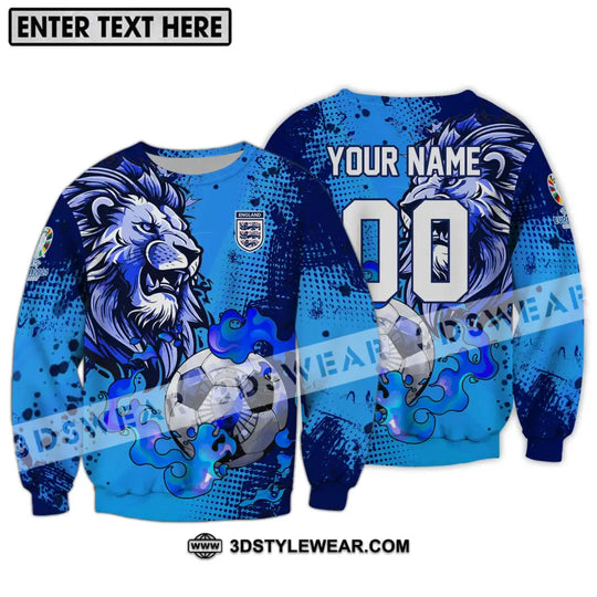 Unisex Shirt - Custom Name And Team Name Shirt, Euro 2024 Team Shirt, England Team style option 4