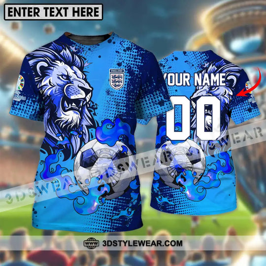 Unisex Shirt - Custom Name And Team Name Shirt, Euro 2024 Team Shirt, England Team style option 1