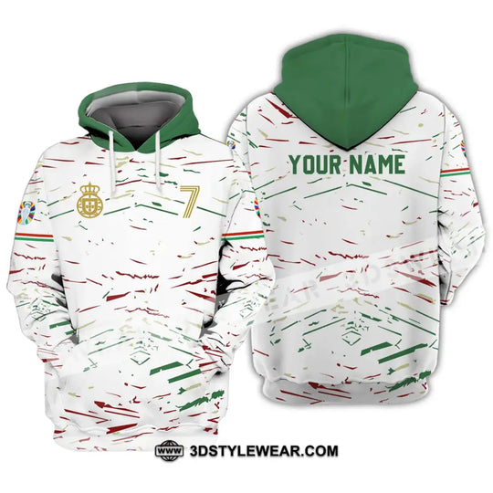 Unisex Shirt - Custom Name And Team Name Shirt, Euro 2024 Team Shirt Line Color style option 3