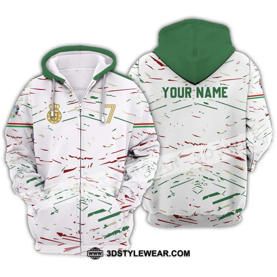 Unisex Shirt - Custom Name And Team Name Shirt, Euro 2024 Team Shirt Line Color style option 2