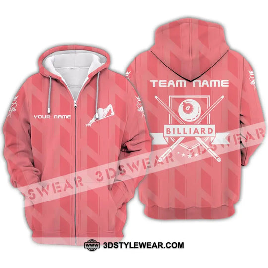 Unisex Shirt - Custom Name And Team Name Shirt - Shirt For Billiard Lover style option 4