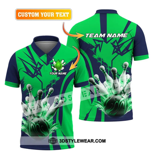Unisex Shirt, Custom Name and Team Name Shirt for Bowling Lover, Bowling Shirt, Bowling Hoodie Shirt Polo Long Sleeve style option 1