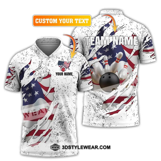 Unisex Shirt, Custom Name and Team Name Shirt for Bowling Lover, Bowling Shirt, Bowling Hoodie Shirt Polo Long Sleeve style option 1