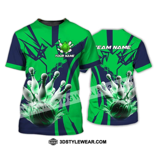Unisex Shirt, Custom Name and Team Name Shirt for Bowling Lover, Bowling Shirt, Bowling Hoodie Shirt Polo Long Sleeve style option 2