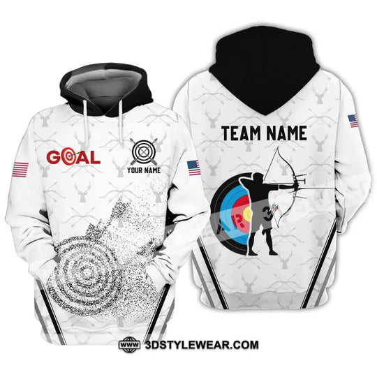 Unisex Shirt - Custom Name And Team Name Shirt - Gold Archery Lover Shirt style option 3