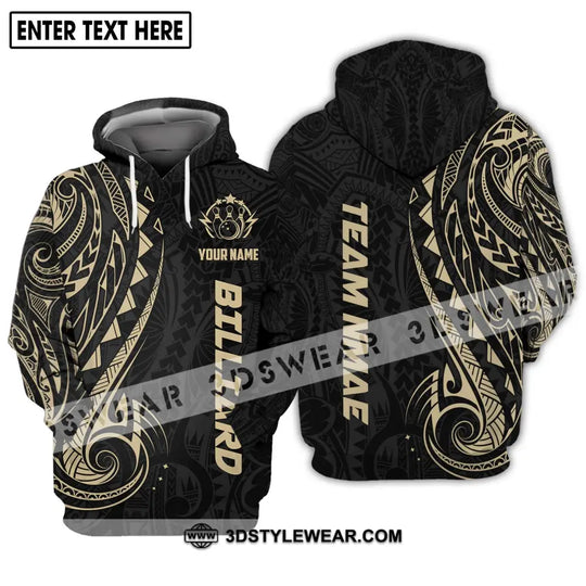 Unisex Shirt - Custom Name And Team Name Shirt, Gold Pattern Shirt style option 3