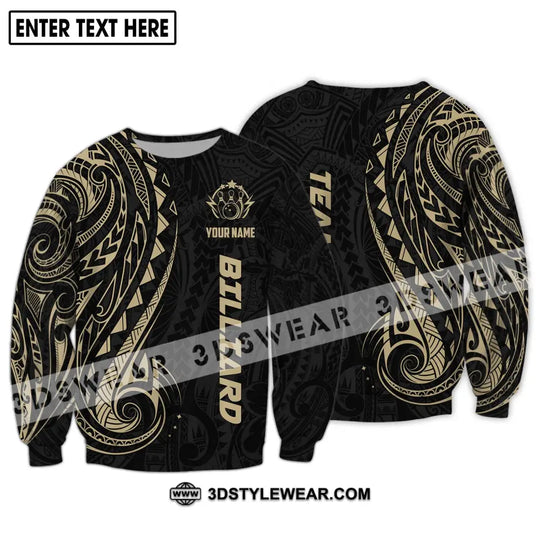 Unisex Shirt - Custom Name And Team Name Shirt, Gold Pattern Shirt style option 4
