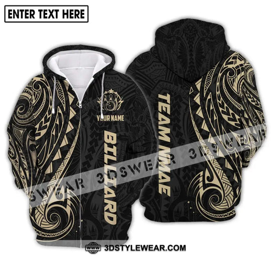 Unisex Shirt - Custom Name And Team Name Shirt, Gold Pattern Shirt style option 2