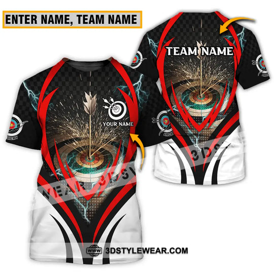 Unisex Shirt - Custom Name And Team Name On Target Archery Shirt style option 1