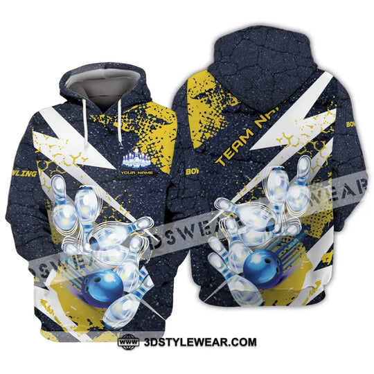 Unisex Shirt - Custom Name And Team Name Shirt, Shiny Bowling Shirt style option 3