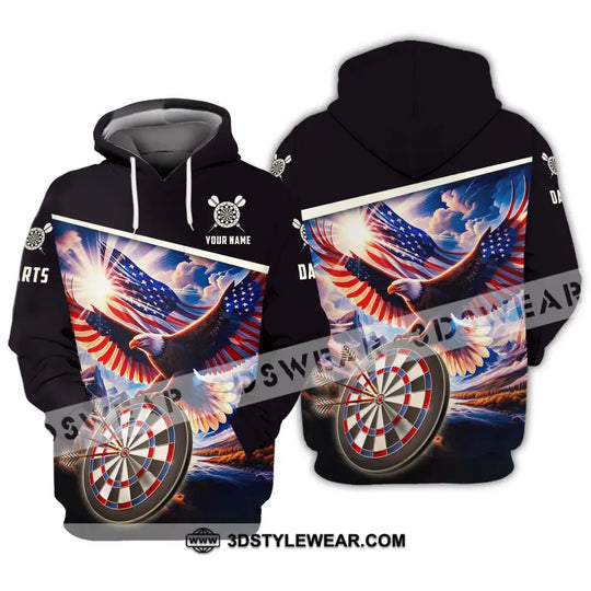 Unisex Shirt - Custom Name And Team Name Sport Shirt, American Eagle Darts style option 3