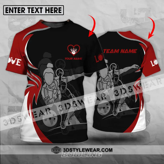 Unisex Shirt - Custom Name And Team Name Sport Shirt, Bowling Player style option 1