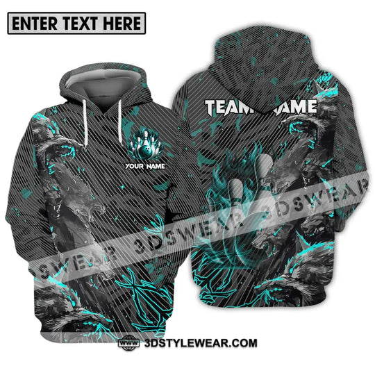 Unisex Shirt - Custom Name And Team Name Sport Shirt, Wolves Bowling style option 3