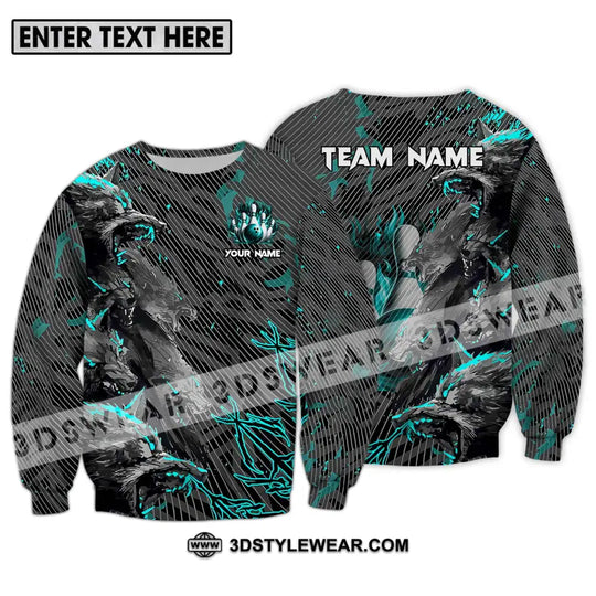 Unisex Shirt - Custom Name And Team Name Sport Shirt, Wolves Bowling style option 4