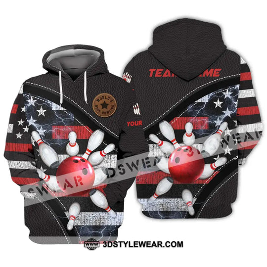 Unisex Shirt - Custom Name And Team Name Sport Shirt, World's Best Bowling style option 3