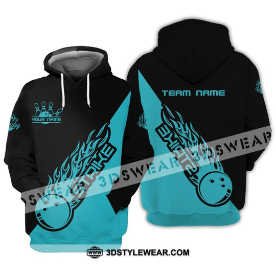 Unisex Shirt - Custom Name And Team Name Shirt - Strike Bowling Lover Shirt style option 3