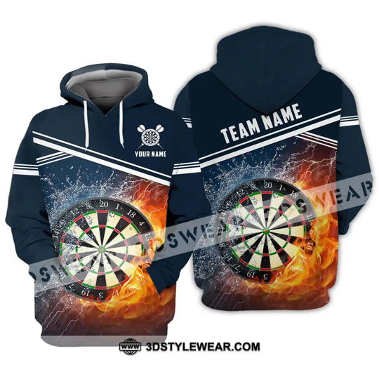 Unisex Shirt - Custom Name And Team Name Shirt, Water Fire Darts Shirt style option 3