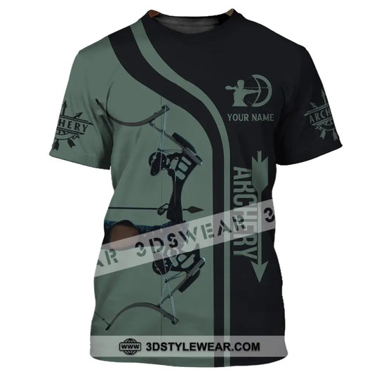 Unisex Shirt, Custom Name Archer Shirt, Archery Polo Long Sleeve, Archer Gift style option 2