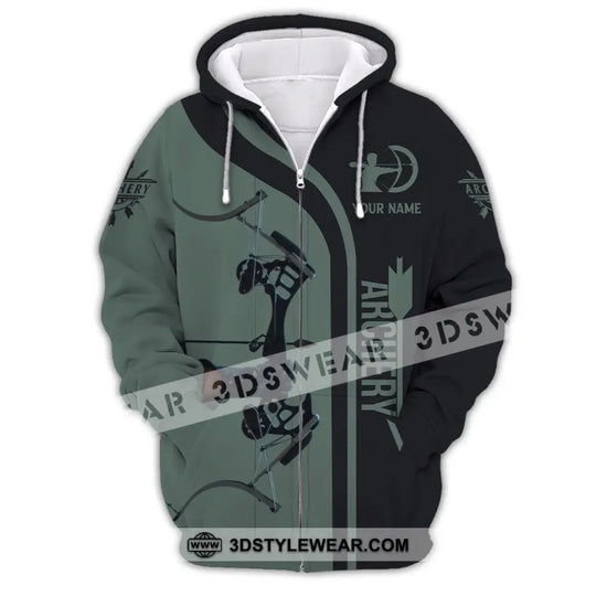 Unisex Shirt, Custom Name Archer Shirt, Archery Polo Long Sleeve, Archer Gift style option 3