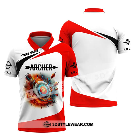 Unisex Shirt, Custom Name Archery Shirt, Archery Gift, Shirt for Archery Lovers style option 4