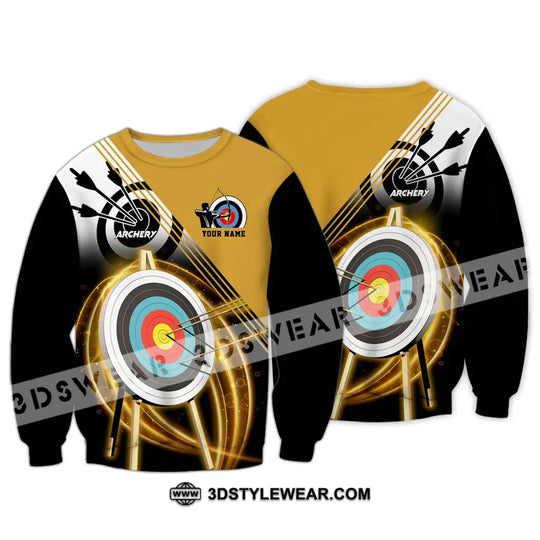 Unisex Shirt - Custom Name Archery Hit The Target Shirt style option 4