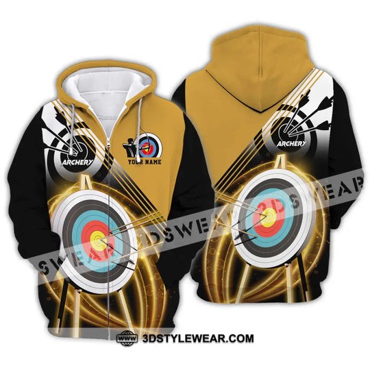 Unisex Shirt - Custom Name Archery Hit The Target Shirt style option 2