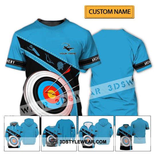 Unisex Shirt - Custom Name Shirt - Archery Lover Shirt style option 2