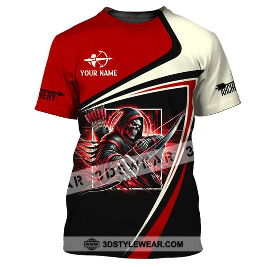 Unisex Shirt, Custom Name Archery Shirt, Archery Polo Long Sleeve, Archery Lover, Archery T-Shirt style option 2