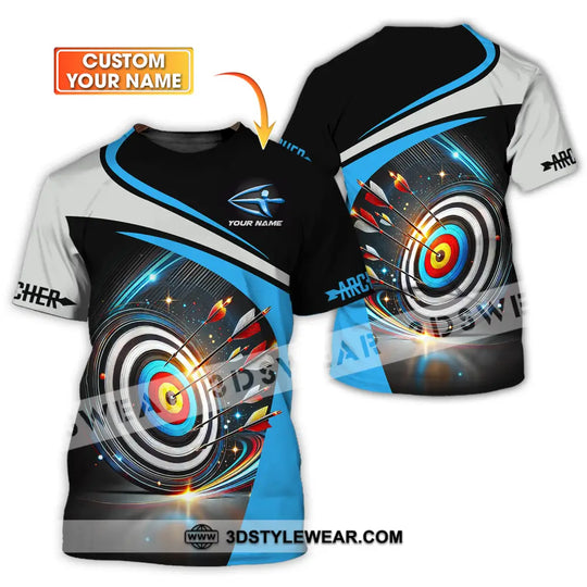 Unisex Shirt - Custom Name Archery Sport Shirt style option 1