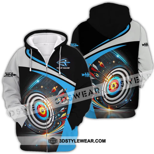 Unisex Shirt - Custom Name Archery Sport Shirt style option 4