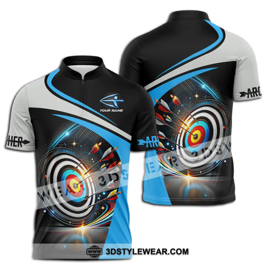 Unisex Shirt - Custom Name Archery Sport Shirt style option 2