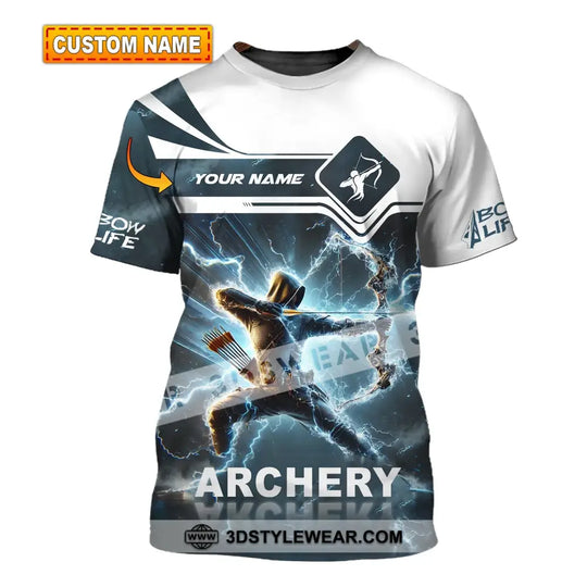 Unisex Shirt - Custom Name Shirt Archery style option 1