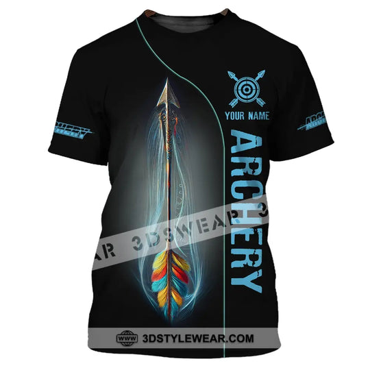 Unisex Shirt, Custom Name Archery Shirt, Archery T-Shirt Hoodie Long Sleeve Shirt, Gift for Archery Lover style option 2