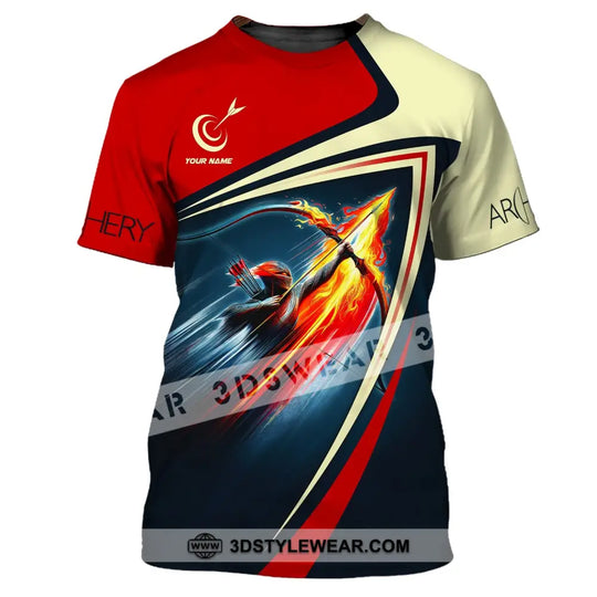 Unisex Shirt, Custom Name Archery T-Shirt, Archery Hoodie Polo Shirt, Archery Gifts, Shirt For Archery Lovers style option 2