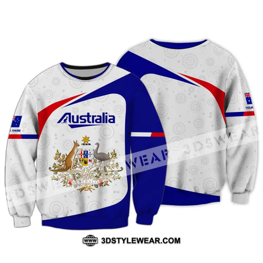 Unisex Shirt, Custom Name Australia Hoodie, Commonwealth of Australia T-Shirt style option 4