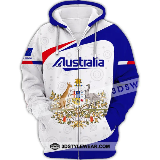 Unisex Shirt, Custom Name Australia Hoodie, Commonwealth of Australia T-Shirt style option 2