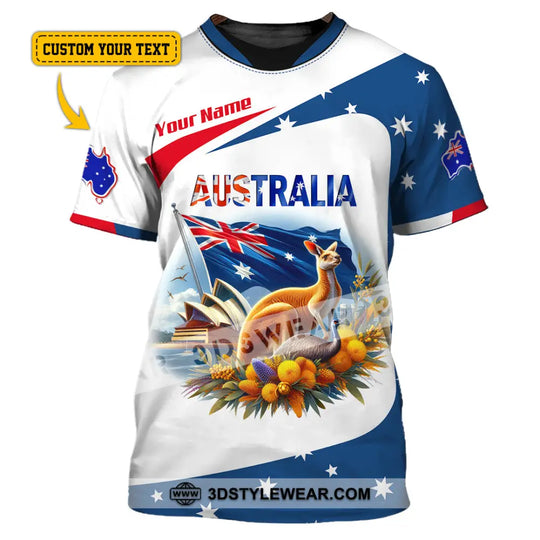 Unisex Shirt, Custom Name Australia Shirt, Australia Lover Polo Long Sleeve Shirt, Australia Gift style option 1