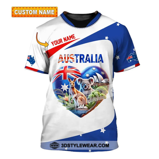 Unisex Shirt, Custom Name Australia Shirt, Australia Polo Long Sleeve Shirt, Australian Gift style option 1