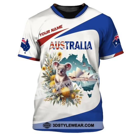Unisex Shirt, Custom Name Australia Shirt, Australia Polo Long Sleeve, Australian Gift style option 2