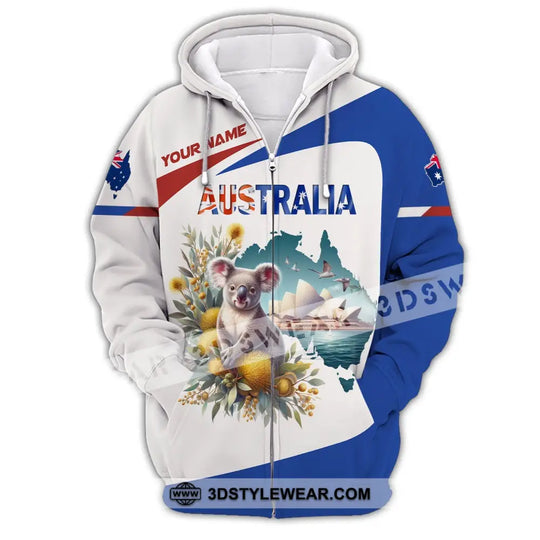 Unisex Shirt, Custom Name Australia Shirt, Australia Polo Long Sleeve, Australian Gift style option 3