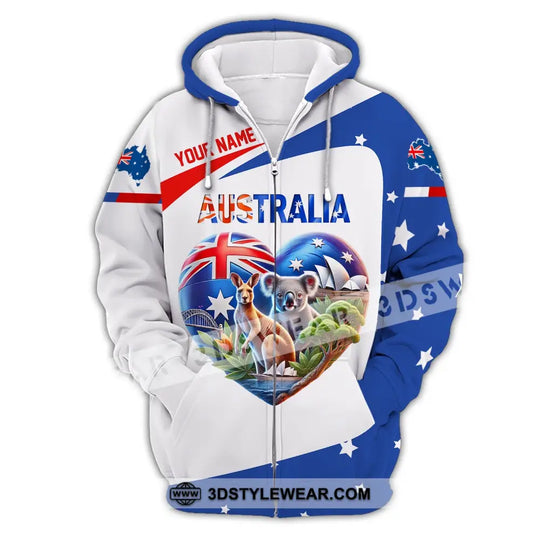 Unisex Shirt, Custom Name Australia Shirt, Australia Polo Long Sleeve Shirt, Australian Gift style option 3