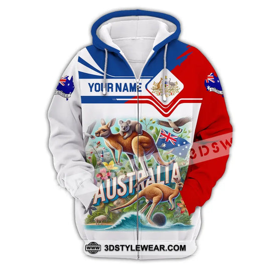 Unisex Shirt, Custom Name Australia Shirt, Australia Polo Long Sleeve, Australia Gift style option 3